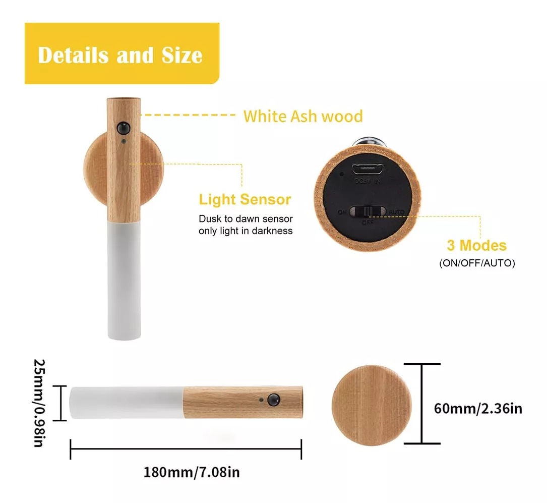 Miniatura 6 de Lampara Sensor de Movimiento magnetica